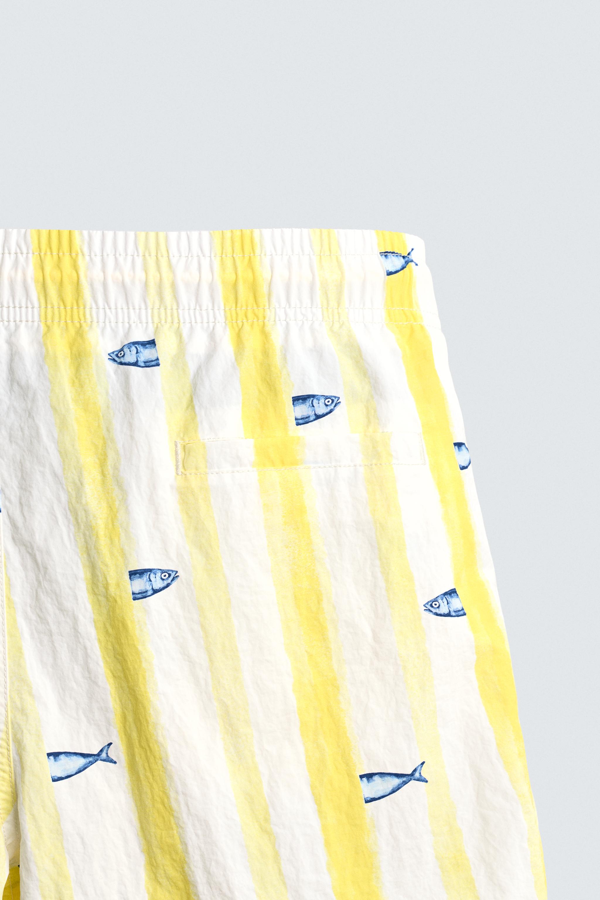 LONG FISH PRINT SWIMSUIT